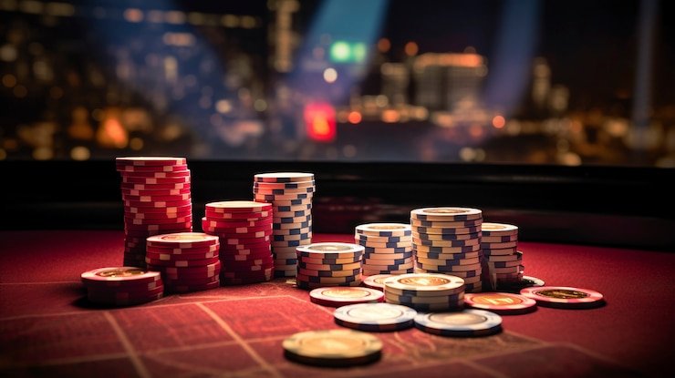 Pengguna membaca ketentuan bonus di ponsel